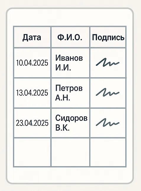 журнал инструктажа журнал инструктажа