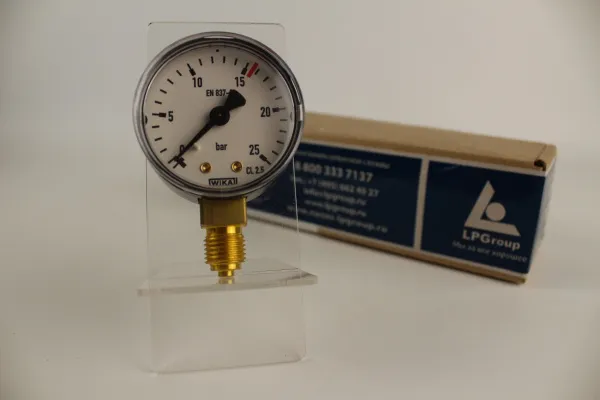 манометр ТМ-510Р.00 (0-2,5 МРа) М20х1,5.-1,5 манометр общетехнический d=100 мм в Казахстане